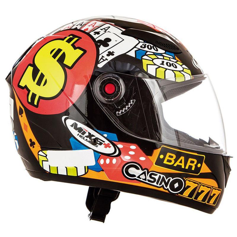 Capacete Fechado Mixs Fokker Cassino 58 58265B - Capacete de Moto